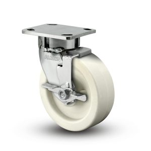 5 Inch Albion 120 Contender Kingpinless Stainless Swivel Caster - (120RW05201SFBD)