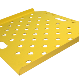 Punched Deck 27" x 27" Safety Yellow