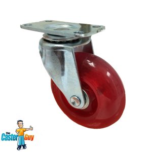 ice wheel caster red