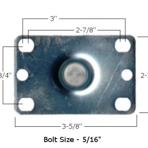 2-3/8" x 3-5/8" Top Plate