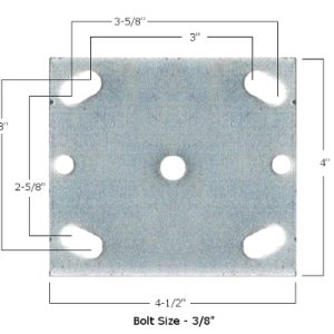 4" x 4-1/2" Top Plate