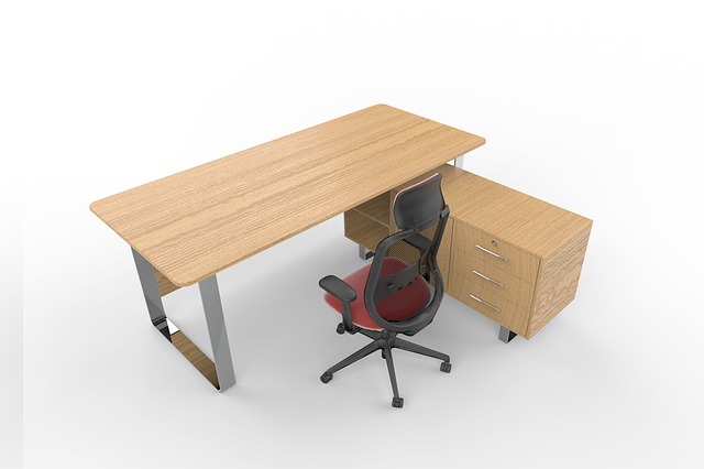 Office chair with five casters