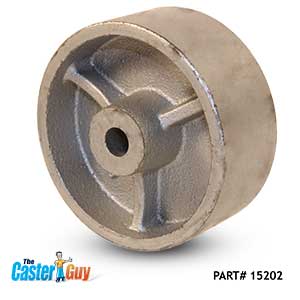 Semi-steel caster